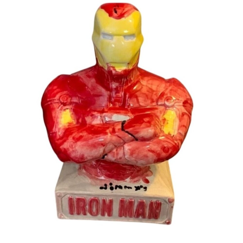 Iron Man Ceramic Money Bank 8" Tall